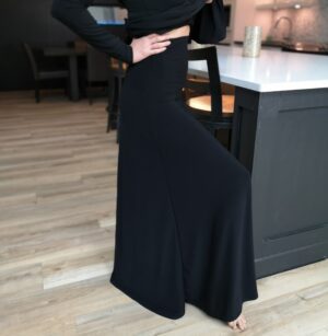 Black maxi skirt.