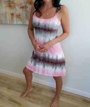 Mini pink cotton candy sundress.