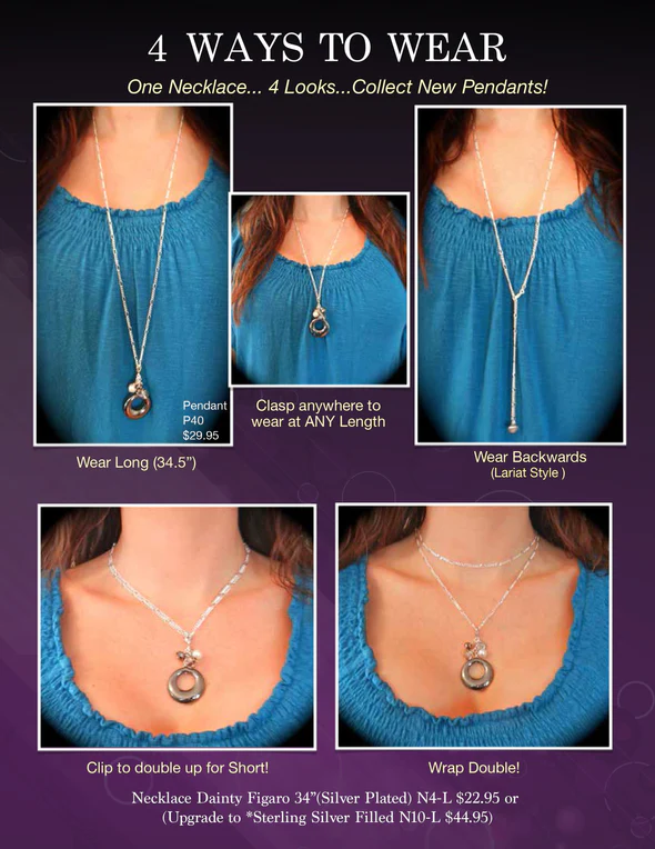 Stunning silver chain.