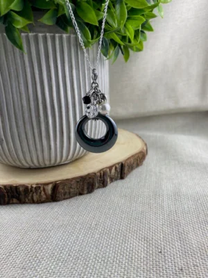 Detox hematite charm healing and protection.