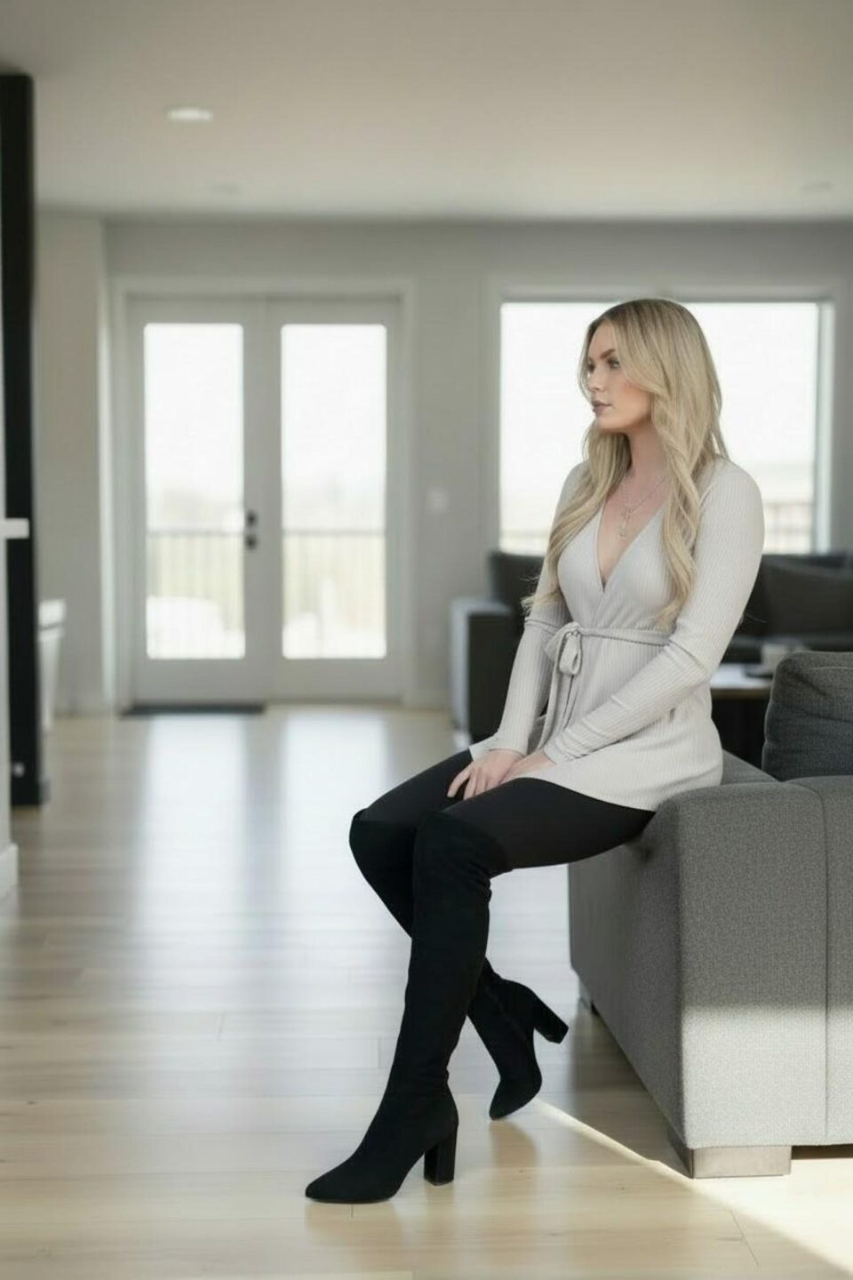 Comfy and Cosy Long-Sleeved Ribbed Cardigan