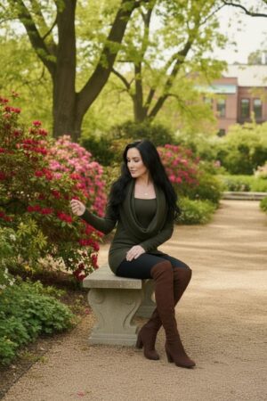 Viscose blend bark texture knit top, with long sleeves and oversized cowl neck.