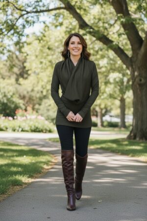 Viscose blend bark texture knit top, with long sleeves and oversized cowl neck.