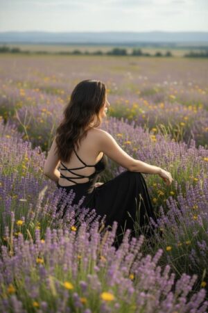 Open back, high neck maxi dress, with criss-cross string detail in the back.